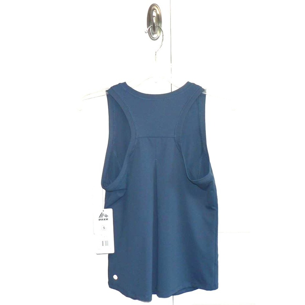 RBX Active Women's Quick Dry Sleeveless Racerback Workout Tank in Blue Small - Picture 6 of 9